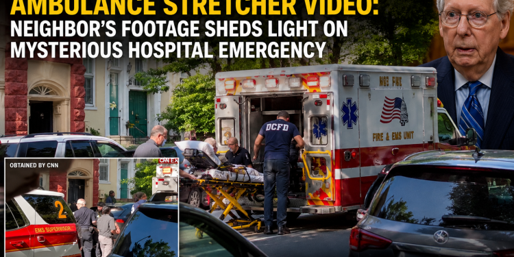 Mitch McConnell Ambulance Stretcher Video