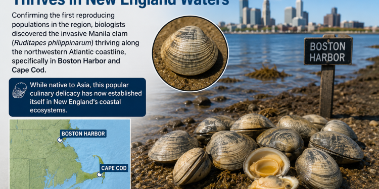 Manila Clam Spreading Atlantic Coastline