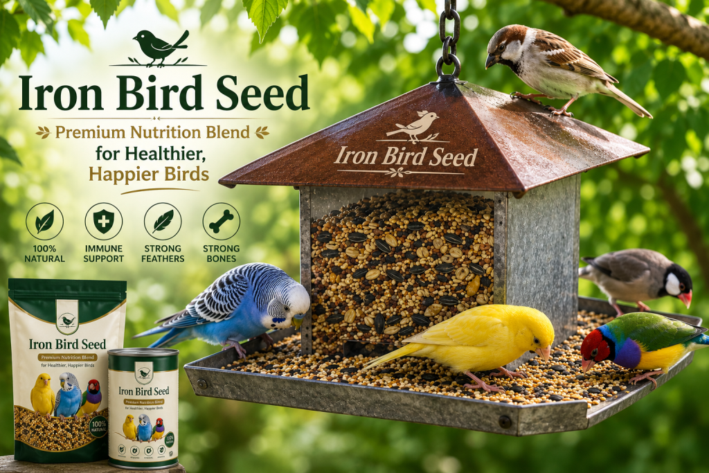Iron Bird Seed | Premium Nutrition Blend for Healthier, Happier Birds