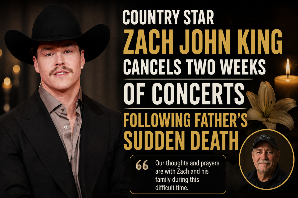 Country Star Zach John King Canceled Two Weeks of Concerts Following Father’s Sudden Death