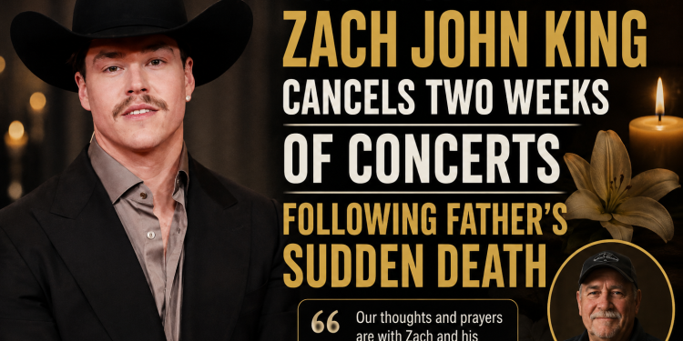 Country Star Zach John King Canceled