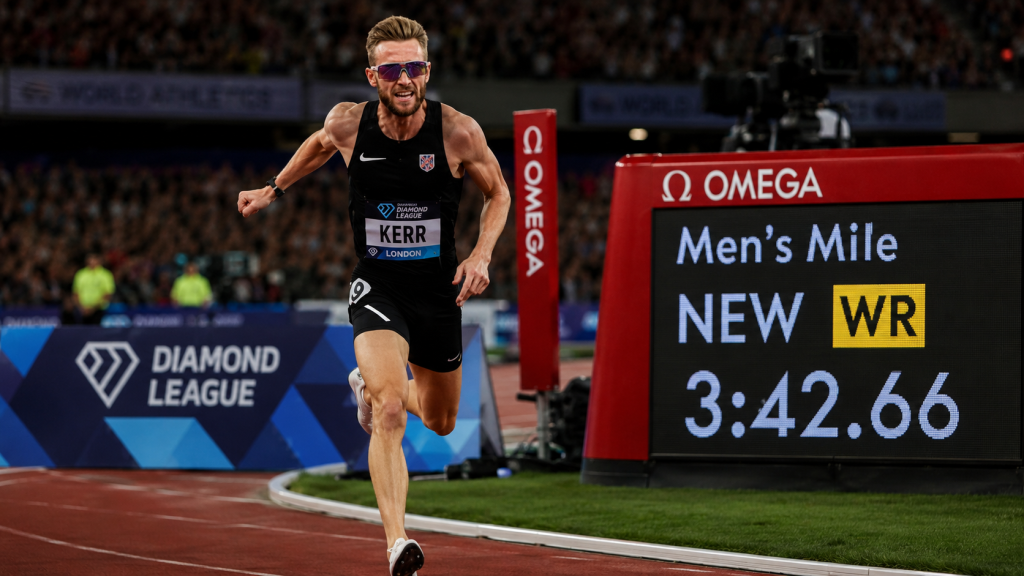 Josh Kerr Smashes Men’s Mile World Record at London Diamond League 2026