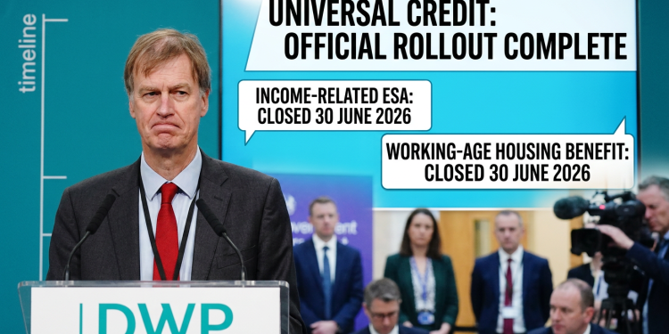 DWP Universal Credit Rollout End
