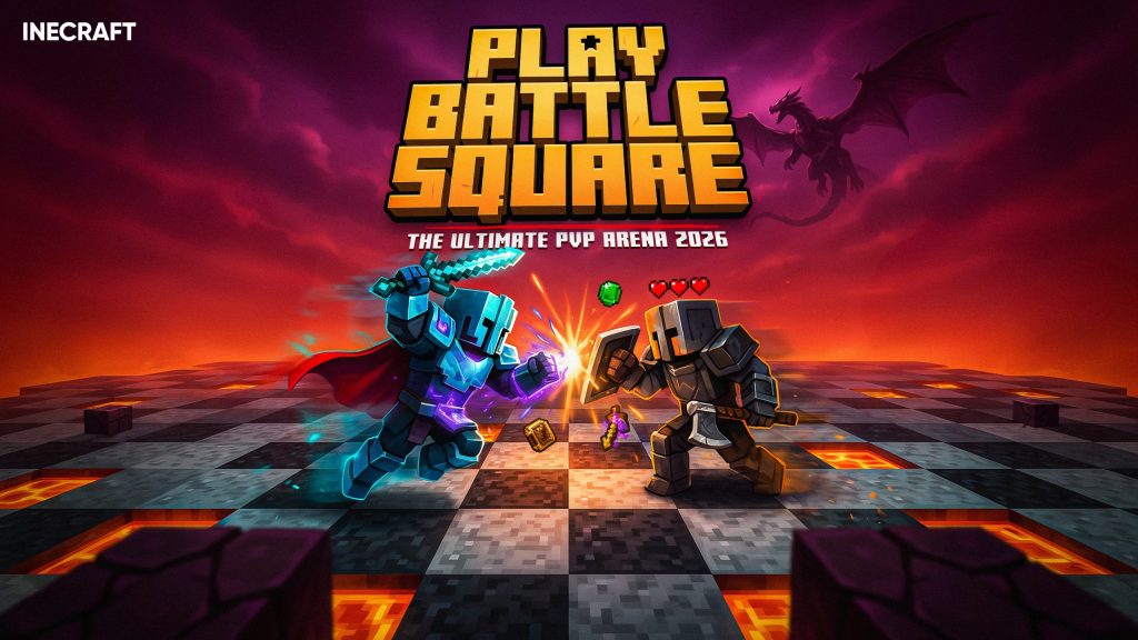 Minecraft PlayBattleSquare | The Ultimate PvP Arena Guide for 2026