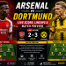 Arsenal vs Dortmund | Live Score, Lineups & Match Preview
