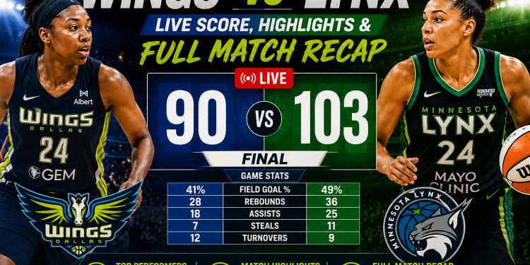 Wings vs Lynx