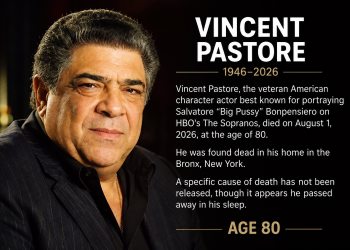 Vincent Pastore "Big Pussy" from The Sopranos Dies at 80
