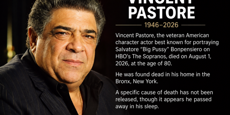 Vincent Pastore "Big Pussy" from The Sopranos Dies at 80
